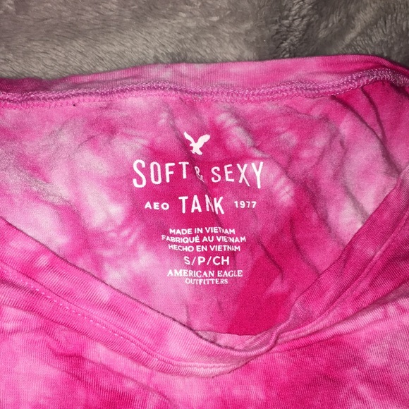 lose fitting pink tank top from american eagle - Picture 2 of 2